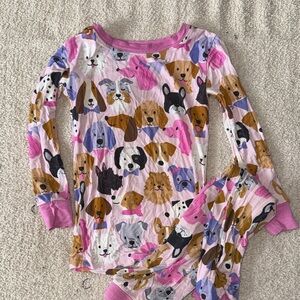 Little Sleepies Multicolor Dog Print Kids Pajamas